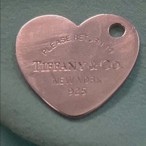 Tiffany & Co heart Charm